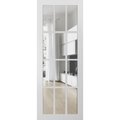 Sartodoors Slab Interior Door, 42" x 84", White FELICIA3355S-BEM-4284